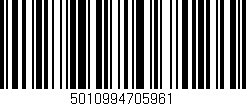 Código de barras (EAN, GTIN, SKU, ISBN): '5010994705961'