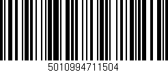Código de barras (EAN, GTIN, SKU, ISBN): '5010994711504'