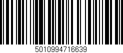 Código de barras (EAN, GTIN, SKU, ISBN): '5010994716639'