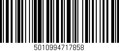 Código de barras (EAN, GTIN, SKU, ISBN): '5010994717858'