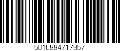 Código de barras (EAN, GTIN, SKU, ISBN): '5010994717957'