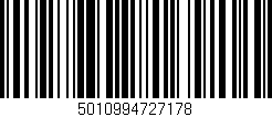 Código de barras (EAN, GTIN, SKU, ISBN): '5010994727178'
