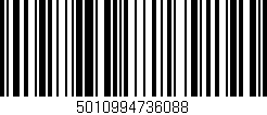 Código de barras (EAN, GTIN, SKU, ISBN): '5010994736088'