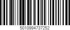 Código de barras (EAN, GTIN, SKU, ISBN): '5010994737252'