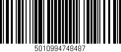 Código de barras (EAN, GTIN, SKU, ISBN): '5010994748487'