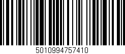 Código de barras (EAN, GTIN, SKU, ISBN): '5010994757410'