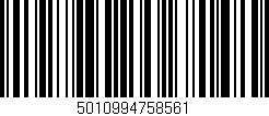 Código de barras (EAN, GTIN, SKU, ISBN): '5010994758561'