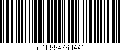 Código de barras (EAN, GTIN, SKU, ISBN): '5010994760441'