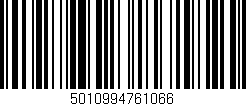 Código de barras (EAN, GTIN, SKU, ISBN): '5010994761066'