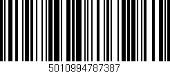 Código de barras (EAN, GTIN, SKU, ISBN): '5010994787387'