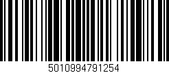 Código de barras (EAN, GTIN, SKU, ISBN): '5010994791254'