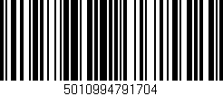 Código de barras (EAN, GTIN, SKU, ISBN): '5010994791704'