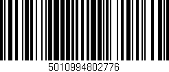 Código de barras (EAN, GTIN, SKU, ISBN): '5010994802776'