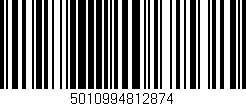 Código de barras (EAN, GTIN, SKU, ISBN): '5010994812874'