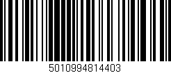 Código de barras (EAN, GTIN, SKU, ISBN): '5010994814403'