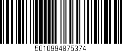 Código de barras (EAN, GTIN, SKU, ISBN): '5010994875374'