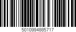 Código de barras (EAN, GTIN, SKU, ISBN): '5010994885717'