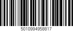 Código de barras (EAN, GTIN, SKU, ISBN): '5010994958817'
