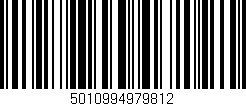 Código de barras (EAN, GTIN, SKU, ISBN): '5010994979812'