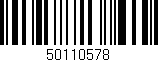 Código de barras (EAN, GTIN, SKU, ISBN): '50110578'
