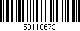 Código de barras (EAN, GTIN, SKU, ISBN): '50110673'