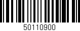 Código de barras (EAN, GTIN, SKU, ISBN): '50110900'