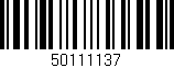 Código de barras (EAN, GTIN, SKU, ISBN): '50111137'