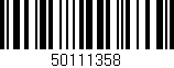 Código de barras (EAN, GTIN, SKU, ISBN): '50111358'