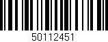 Código de barras (EAN, GTIN, SKU, ISBN): '50112451'