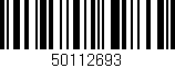 Código de barras (EAN, GTIN, SKU, ISBN): '50112693'