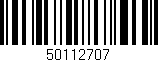 Código de barras (EAN, GTIN, SKU, ISBN): '50112707'