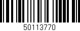 Código de barras (EAN, GTIN, SKU, ISBN): '50113770'