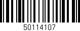 Código de barras (EAN, GTIN, SKU, ISBN): '50114107'