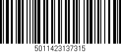 Código de barras (EAN, GTIN, SKU, ISBN): '5011423137315'