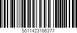 Código de barras (EAN, GTIN, SKU, ISBN): '5011423166377'