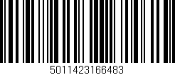 Código de barras (EAN, GTIN, SKU, ISBN): '5011423166483'