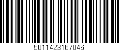 Código de barras (EAN, GTIN, SKU, ISBN): '5011423167046'