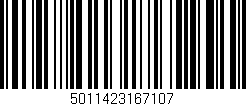 Código de barras (EAN, GTIN, SKU, ISBN): '5011423167107'