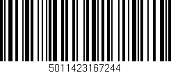 Código de barras (EAN, GTIN, SKU, ISBN): '5011423167244'