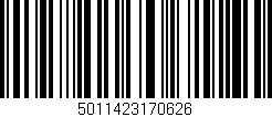 Código de barras (EAN, GTIN, SKU, ISBN): '5011423170626'
