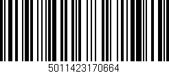 Código de barras (EAN, GTIN, SKU, ISBN): '5011423170664'