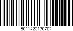 Código de barras (EAN, GTIN, SKU, ISBN): '5011423170787'