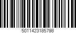 Código de barras (EAN, GTIN, SKU, ISBN): '5011423185798'