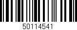 Código de barras (EAN, GTIN, SKU, ISBN): '50114541'