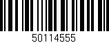 Código de barras (EAN, GTIN, SKU, ISBN): '50114555'