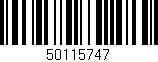 Código de barras (EAN, GTIN, SKU, ISBN): '50115747'