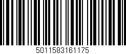 Código de barras (EAN, GTIN, SKU, ISBN): '5011583161175'