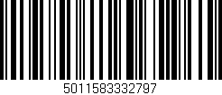 Código de barras (EAN, GTIN, SKU, ISBN): '5011583332797'