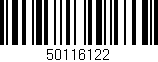 Código de barras (EAN, GTIN, SKU, ISBN): '50116122'