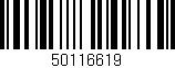 Código de barras (EAN, GTIN, SKU, ISBN): '50116619'
